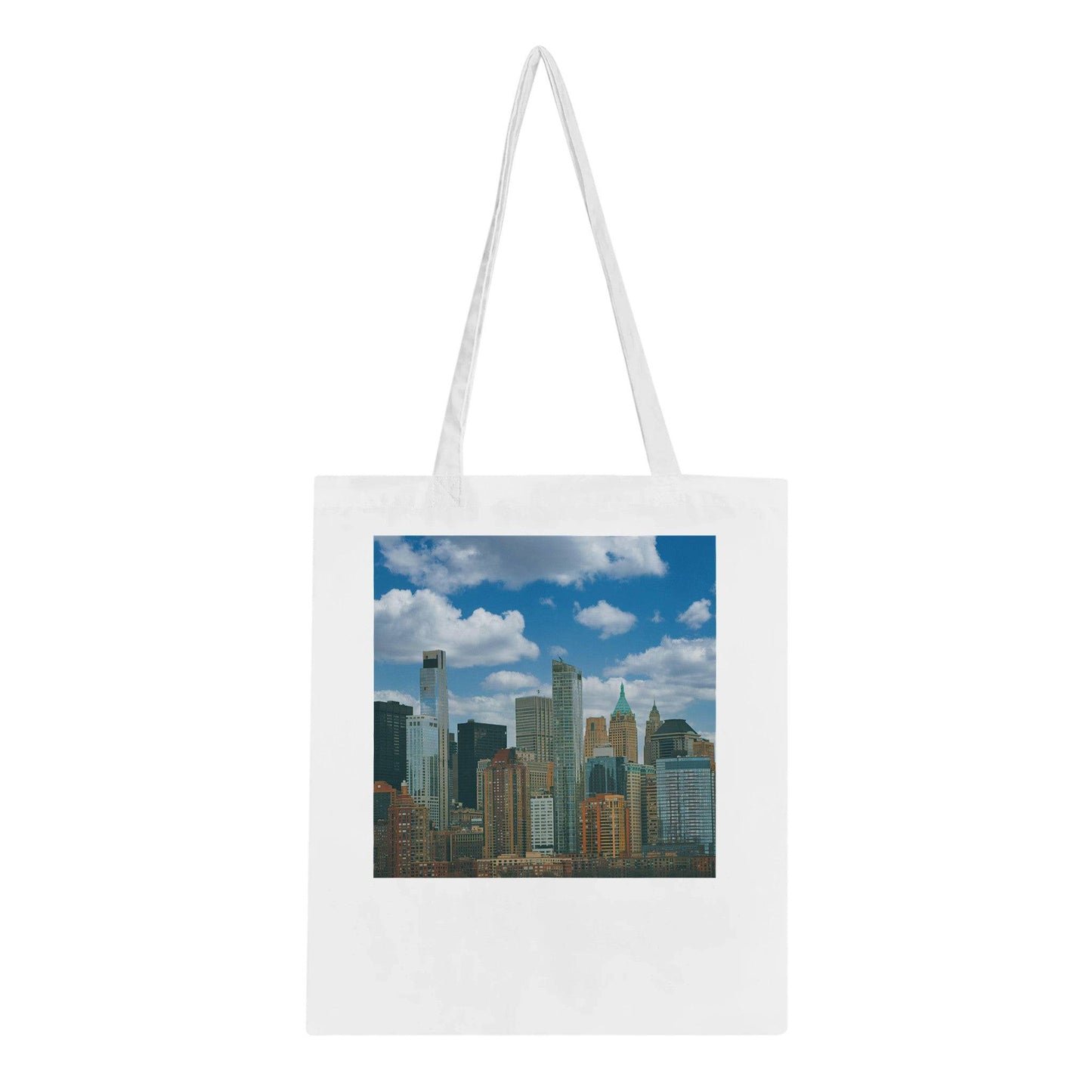 NYC Daytime Cityscape Tote Bag New York City Art soft Eco Friendly Pixio.Co - Pixio.Co