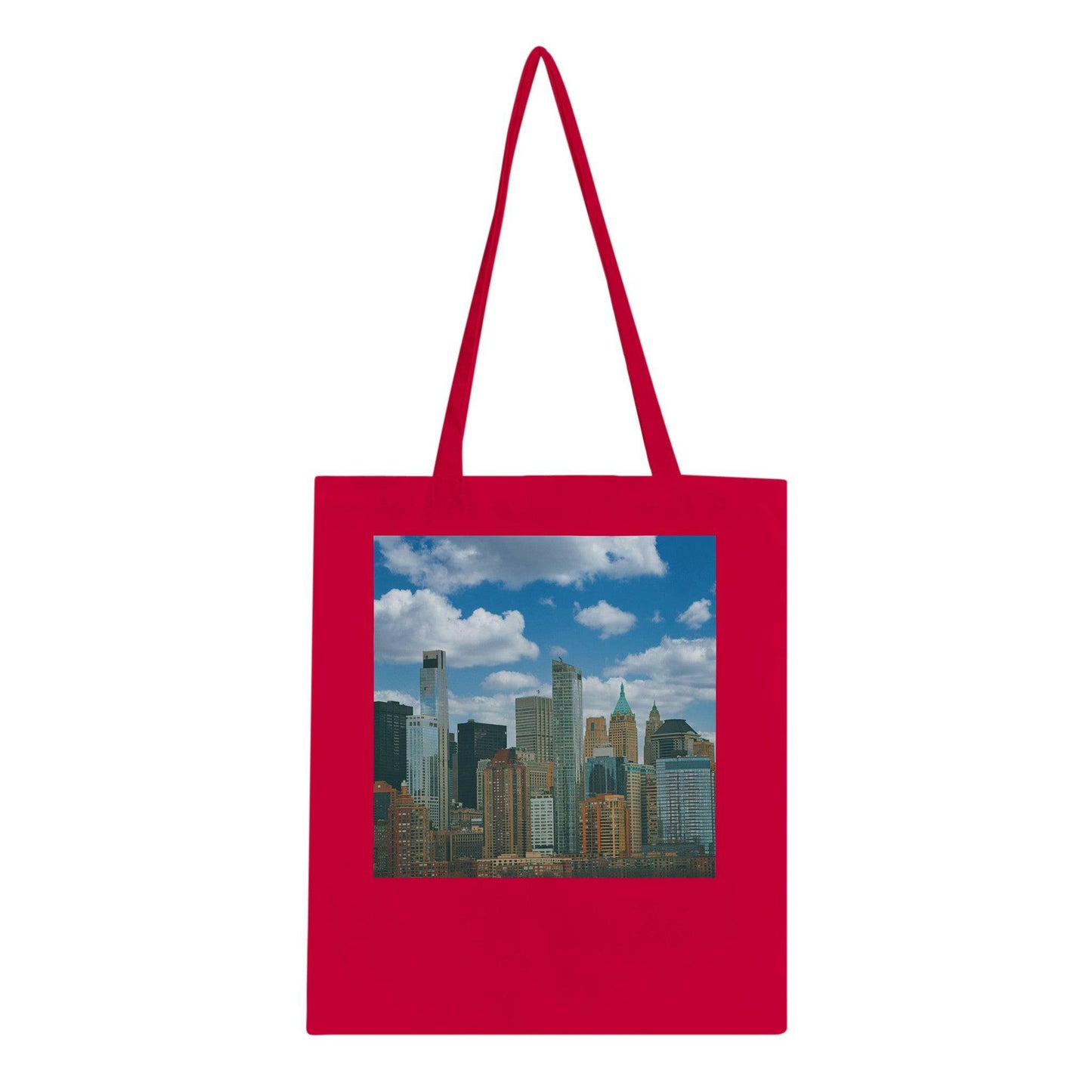 NYC Daytime Cityscape Tote Bag New York City Art soft Eco Friendly Pixio.Co - Pixio.Co