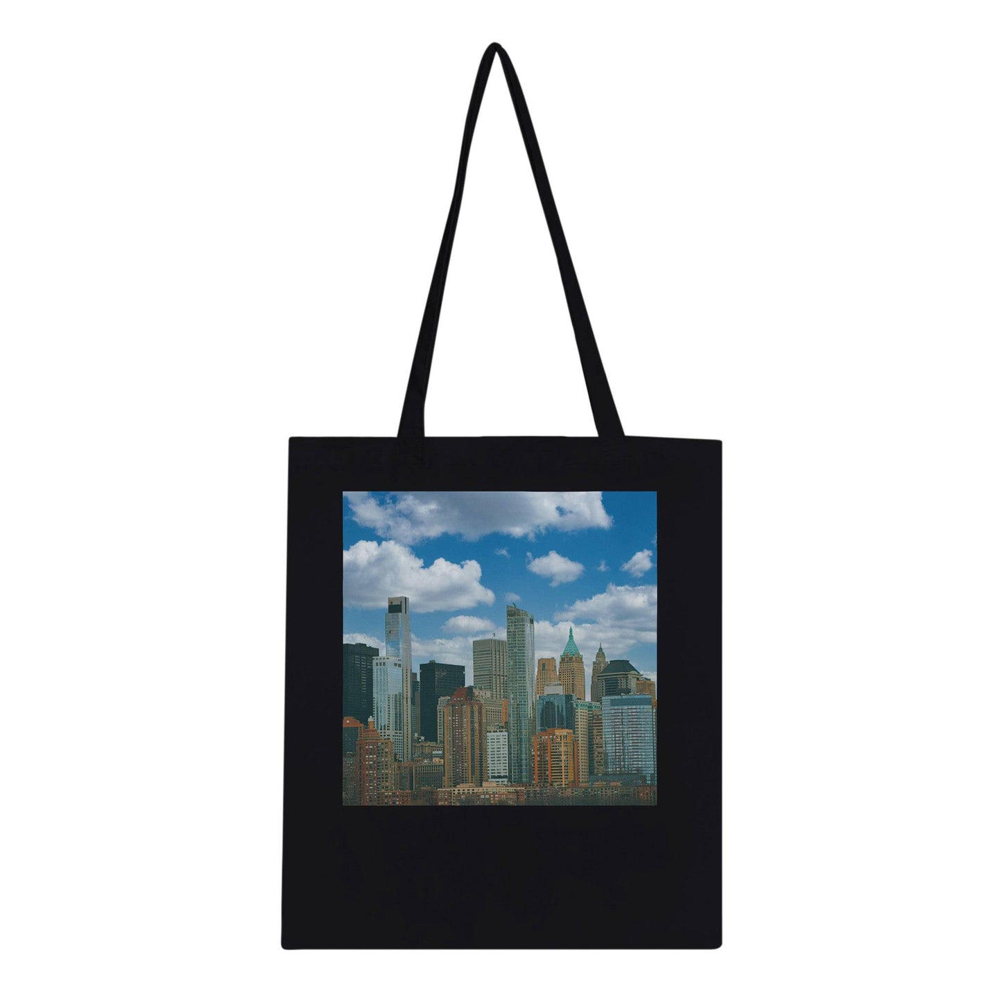 NYC Daytime Cityscape Tote Bag New York City Art soft Eco Friendly Pixio.Co - Pixio.Co