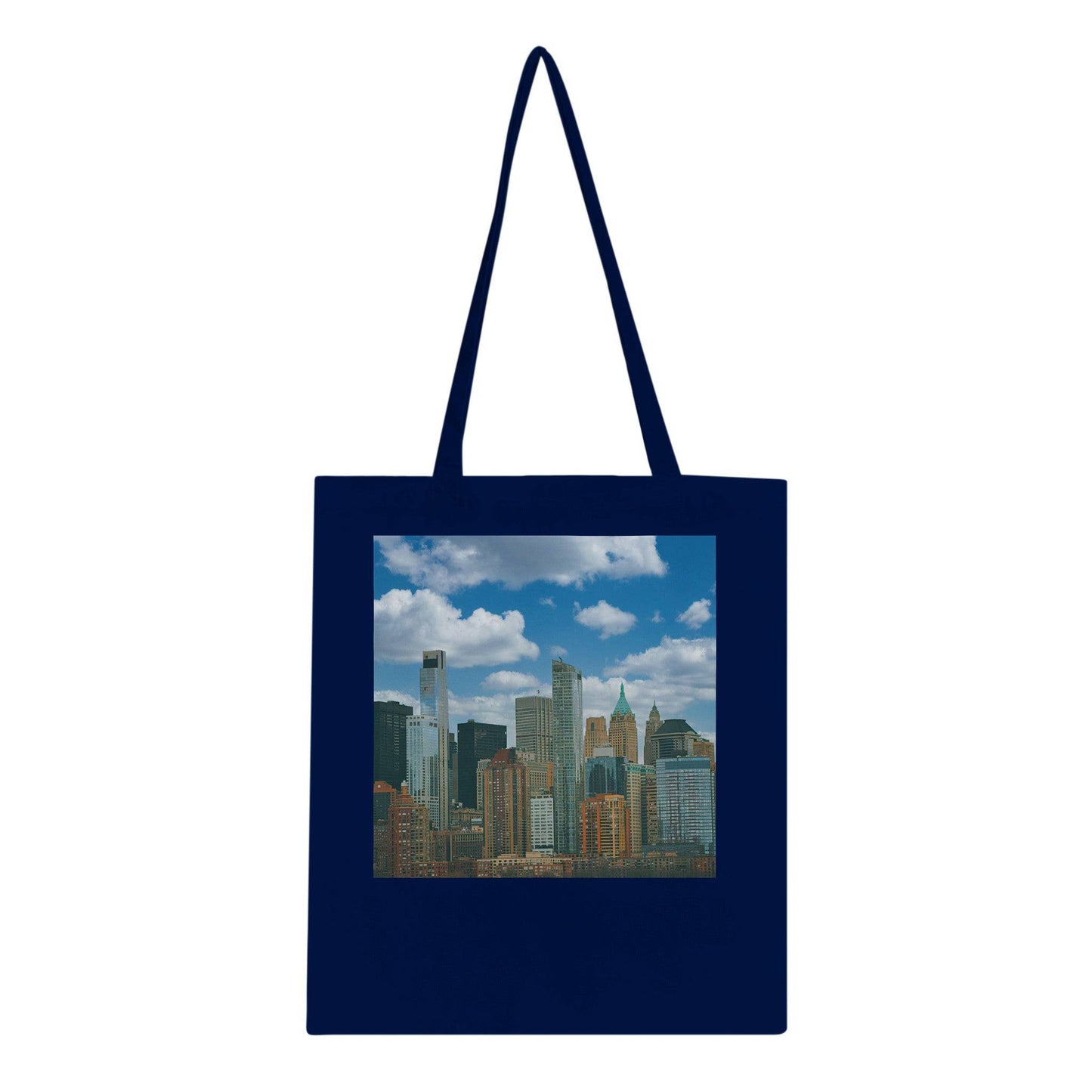 NYC Daytime Cityscape Tote Bag New York City Art soft Eco Friendly Pixio.Co - Pixio.Co