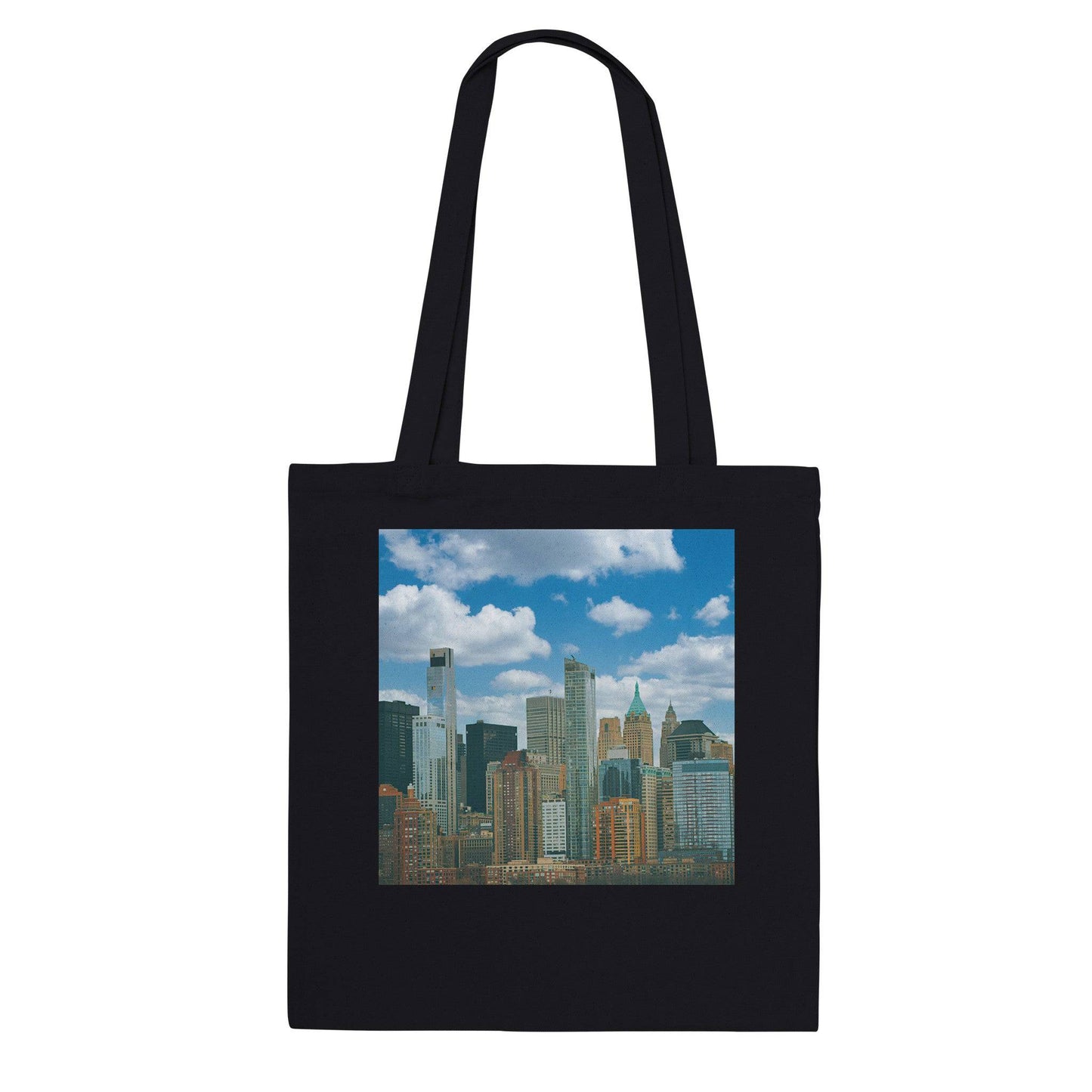 NYC Daytime Cityscape Tote Bag New York City Art Soft Eco Friendly Pixio.Co - Pixio.Co