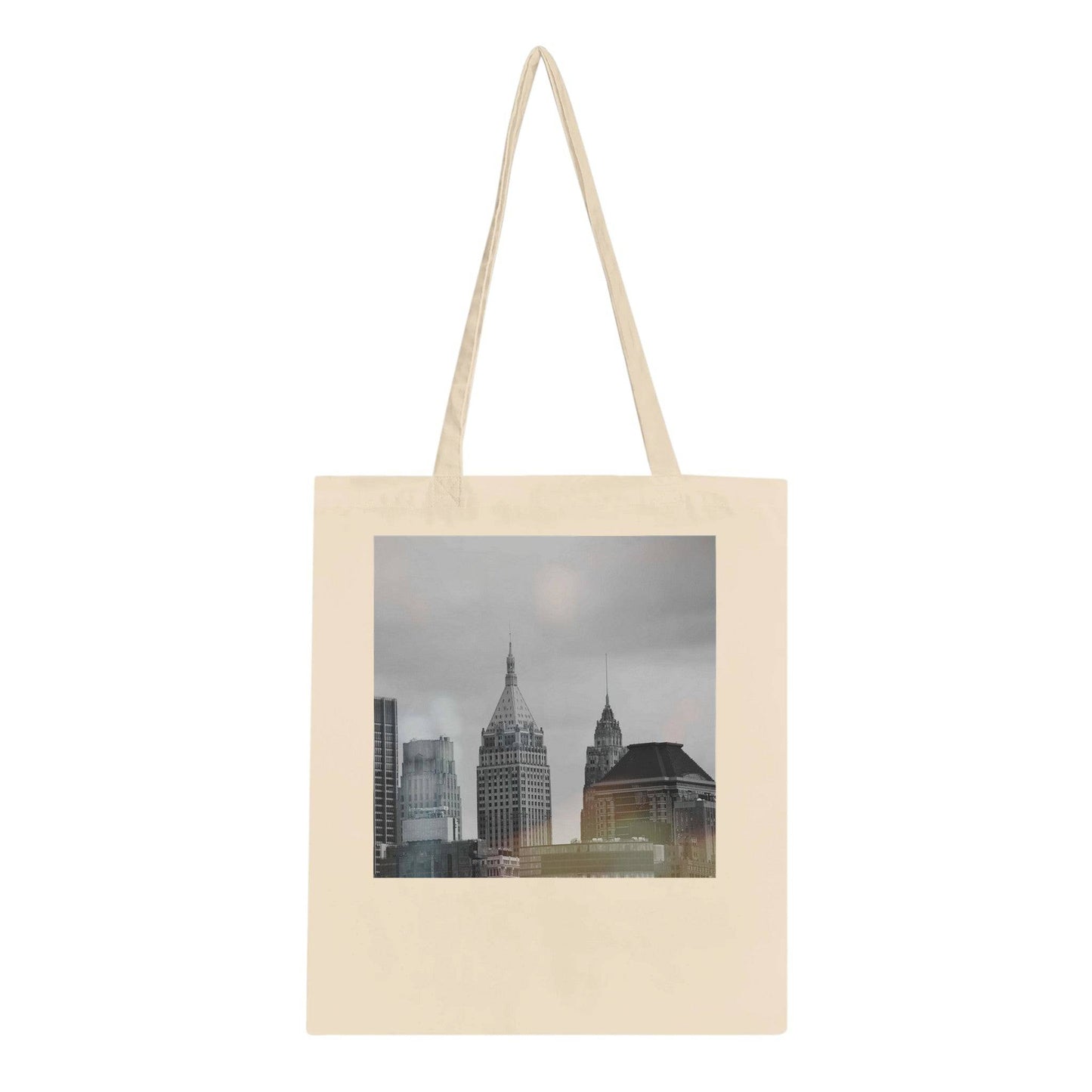 NYC Classic Black and White Tote Bags New York City Art Soft Eco Friendly Pixio.Co - Pixio.Co