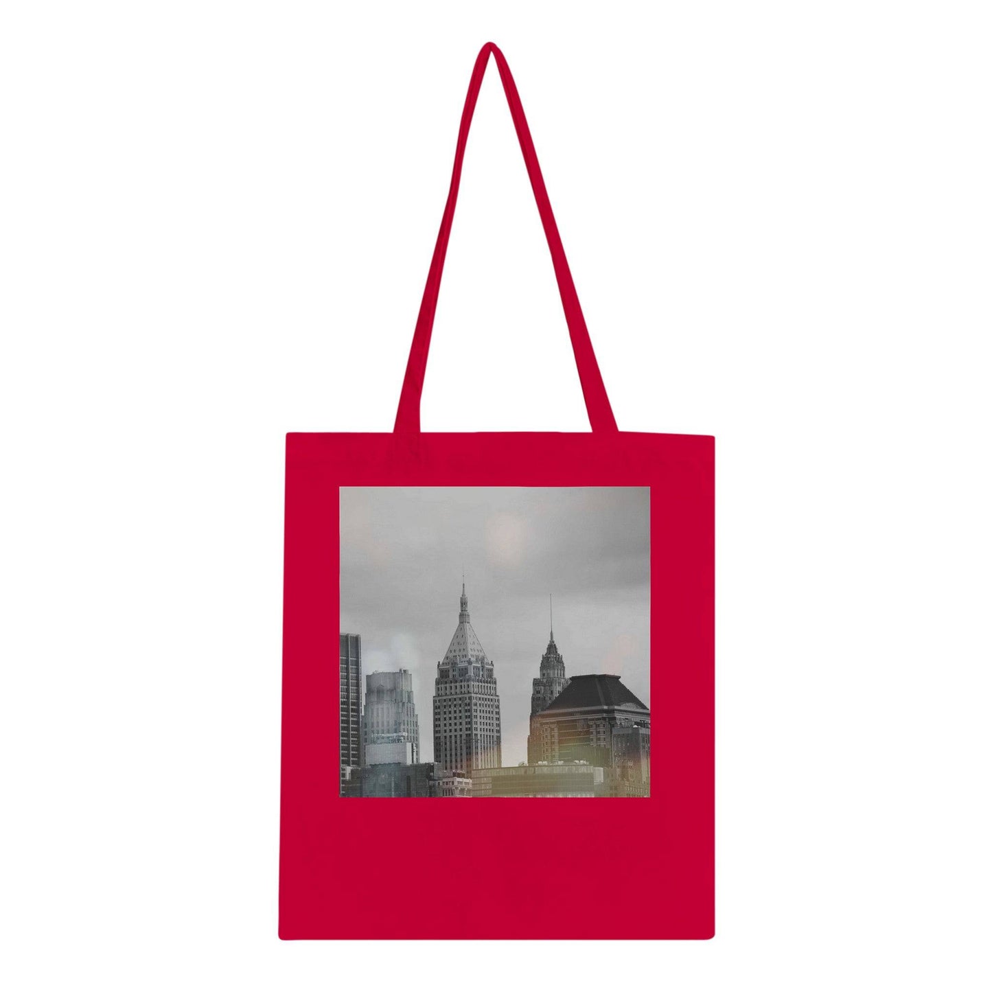 NYC Classic Black and White Tote Bags New York City Art Soft Eco Friendly Pixio.Co - Pixio.Co