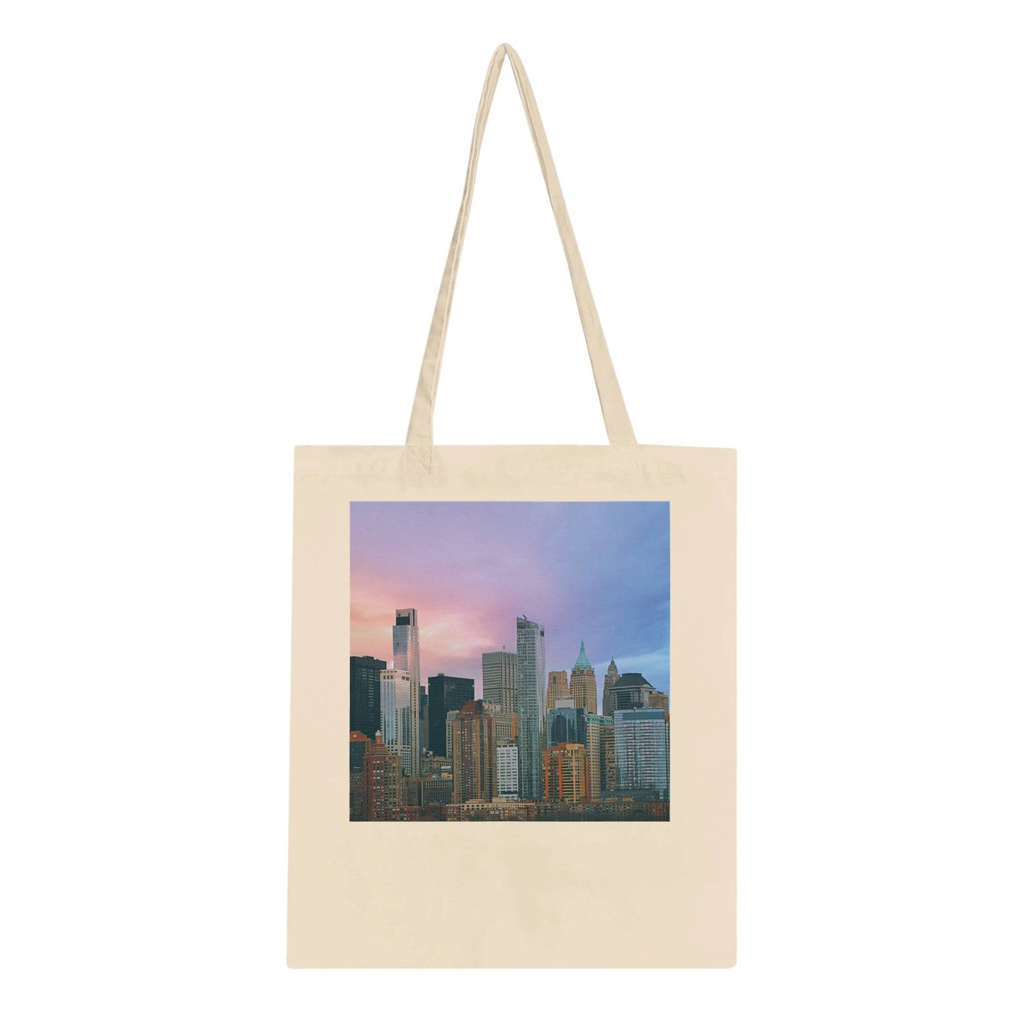 NYC Cotton Candy Tote Bag New York City Art Soft Eco Friendly Pixio.Co - Pixio.Co