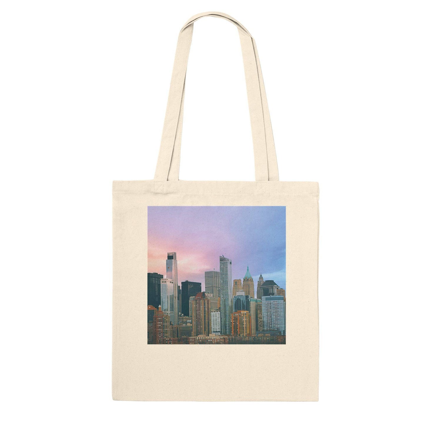 NYC Cotton Candy Tote Bag New York City Art Soft Eco Friendly Pixio.Co - Pixio.Co