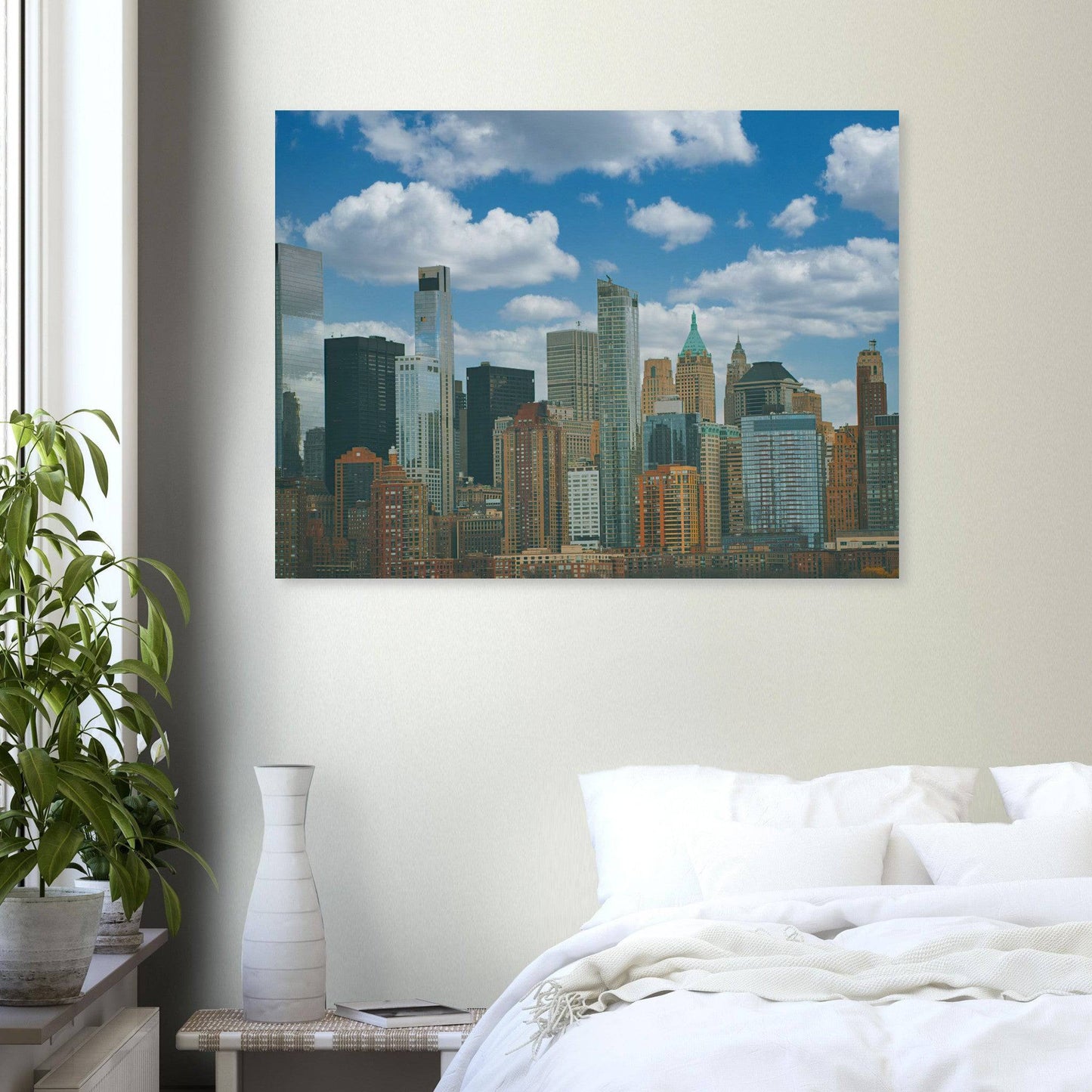 NYC Daytime Cityscape Museum Quality Matte Paper Poster New York City Wall Art Home Office Business Commercial Decor Pixio.Co - Pixio.Co