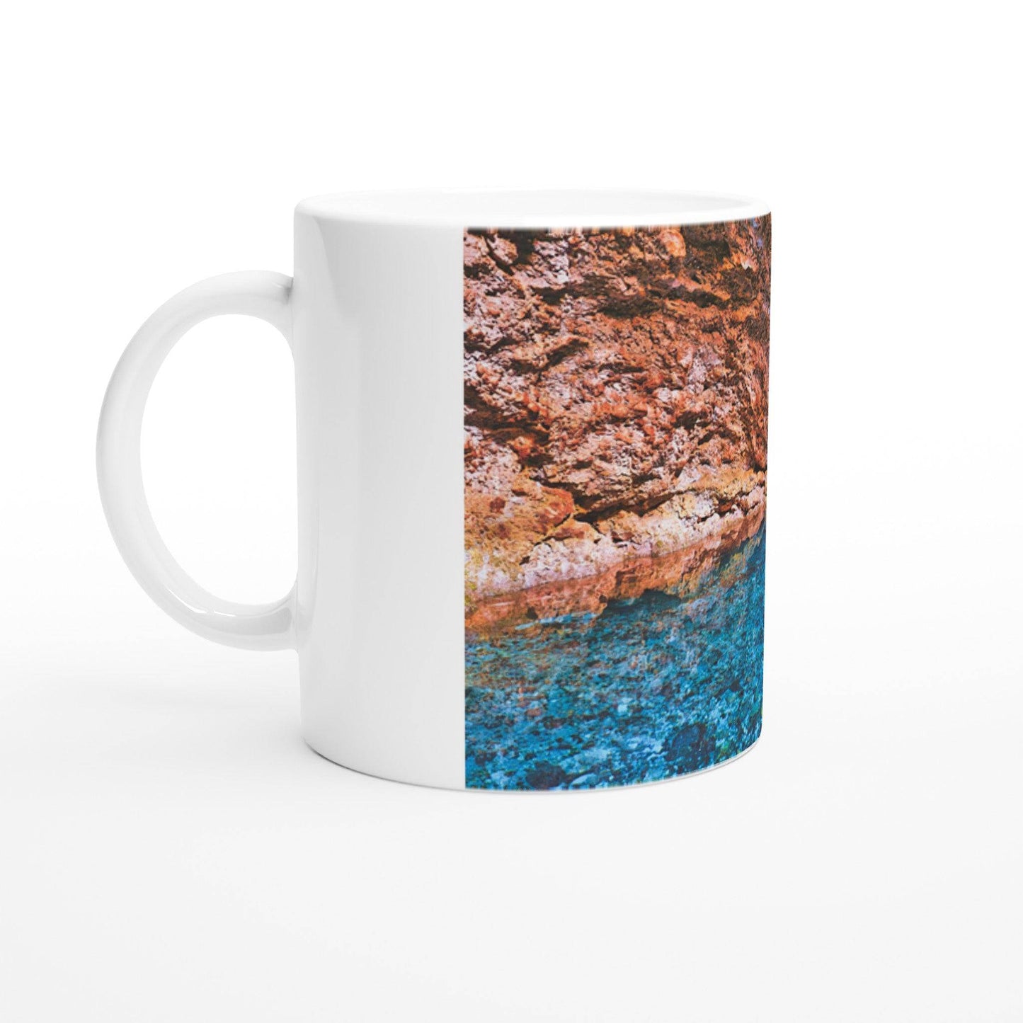 Three Eyes Cave 11oz Ceramic Coffee Mug Home Office Drinkware Pixio.Co - Pixio.Co
