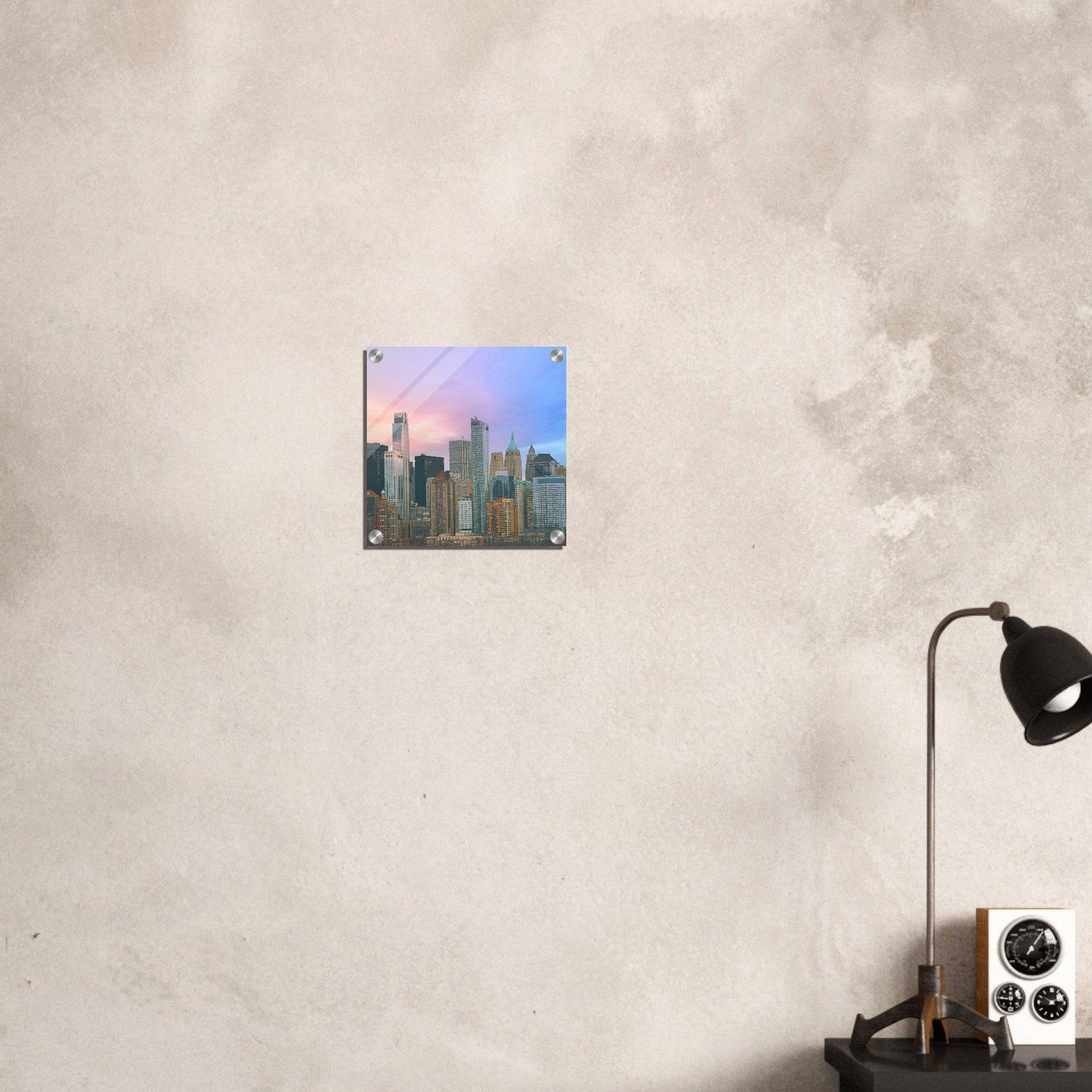 NYC Cotton Candy Acrylic Print Wall Art Home Restaurant Commercial Business Office Decor Pixio.Co - Pixio.Co