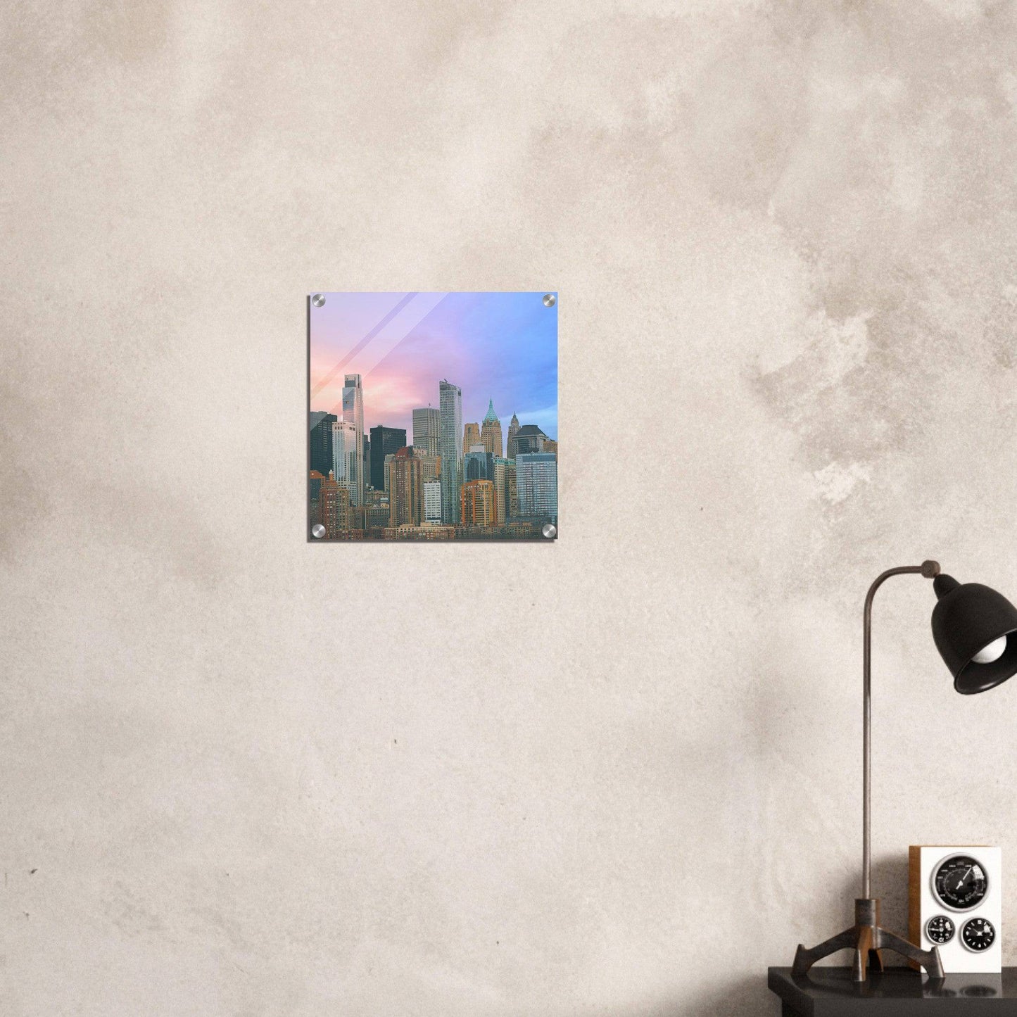 NYC Cotton Candy Acrylic Print Wall Art Home Restaurant Commercial Business Office Decor Pixio.Co - Pixio.Co