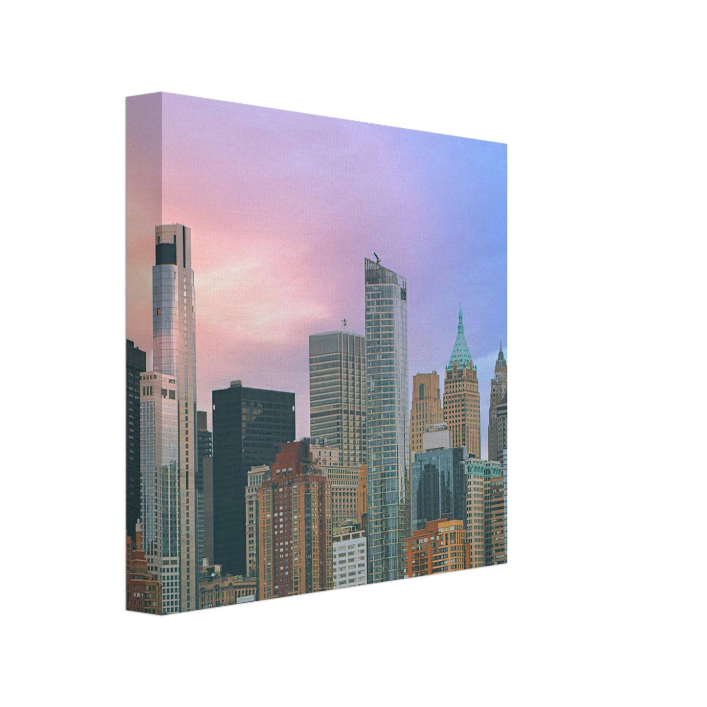 NYC Cotton Candy Canvas Wall Art Home Business Commercial Decor Pixio.Co - Pixio.Co