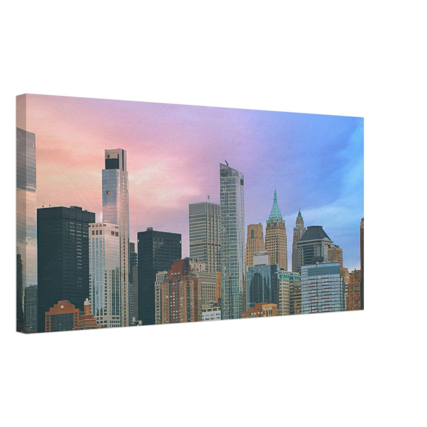 NYC Cotton Candy Canvas Wall Art Home Business Commercial Decor Pixio.Co - Pixio.Co