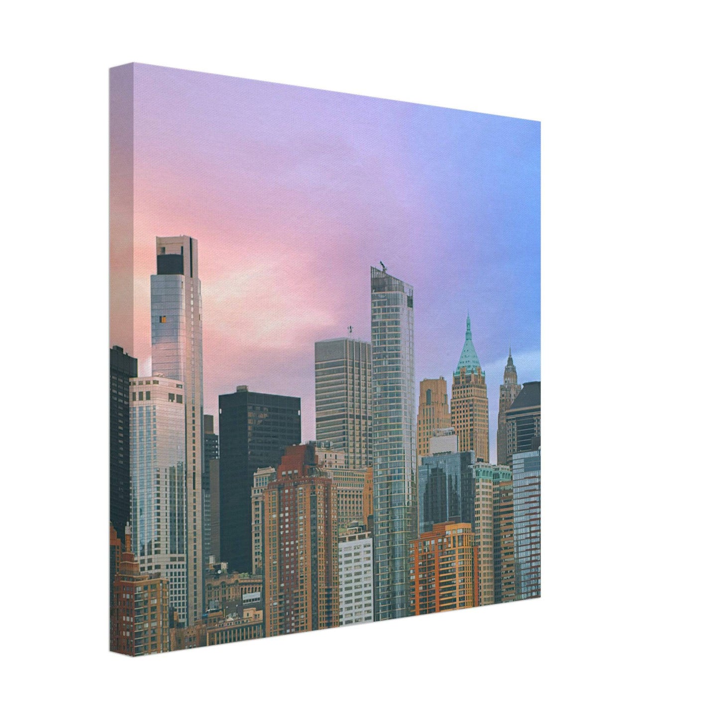 NYC Cotton Candy Canvas Wall Art Home Business Commercial Decor Pixio.Co - Pixio.Co