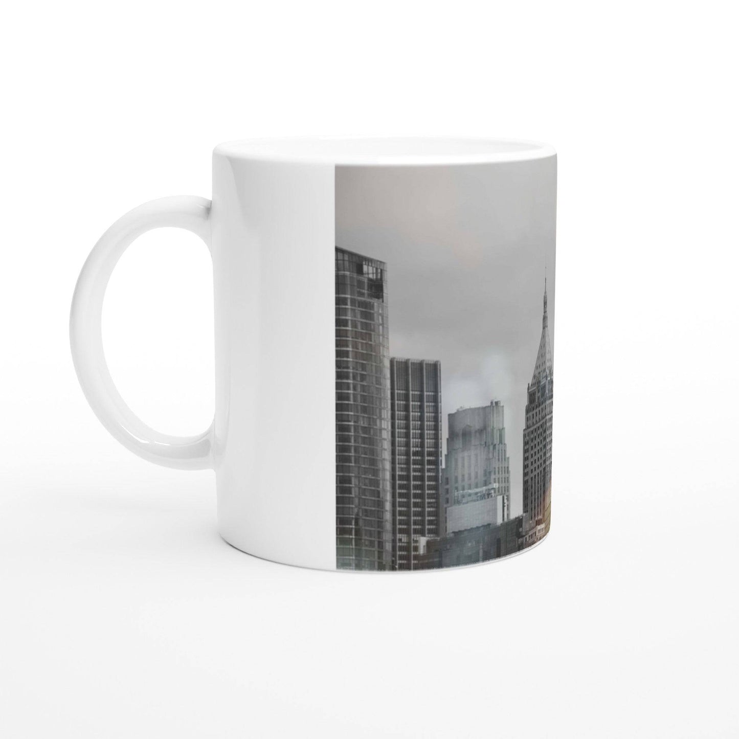 NYC Classic Black and White Coffee Mugs Art Home Restaurant Office Pixio.Co - Pixio.Co