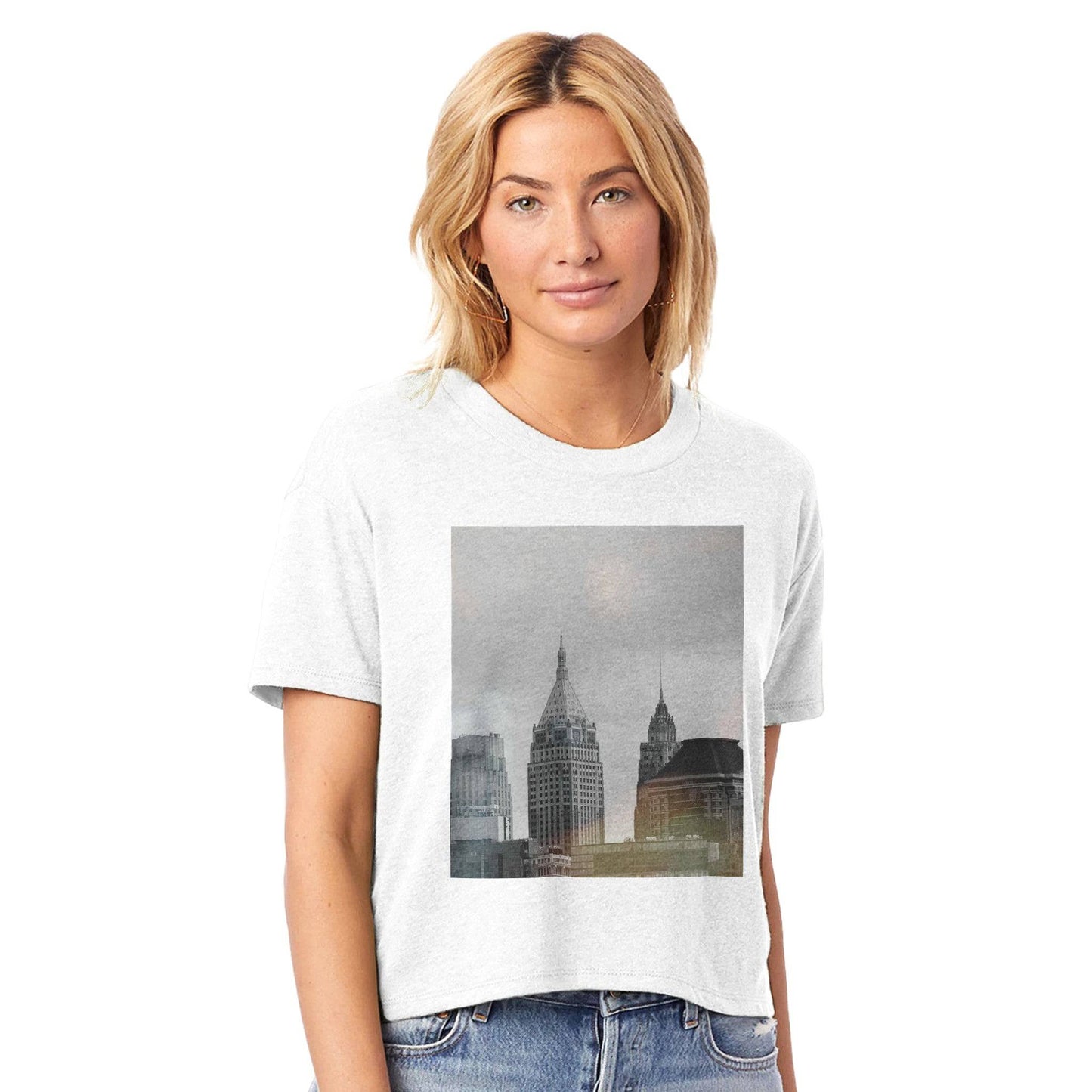 NYC Classic Black and White Women's Blac, Grey and White Tops New York City Clothing Pixio.Co - Pixio.Co