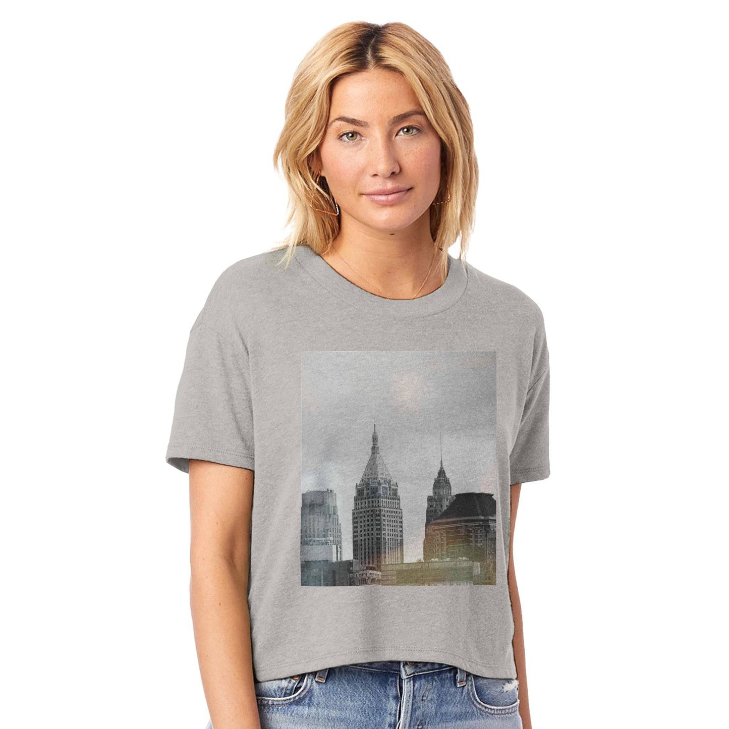 NYC Classic Black and White Women's Blac, Grey and White Tops New York City Clothing Pixio.Co - Pixio.Co