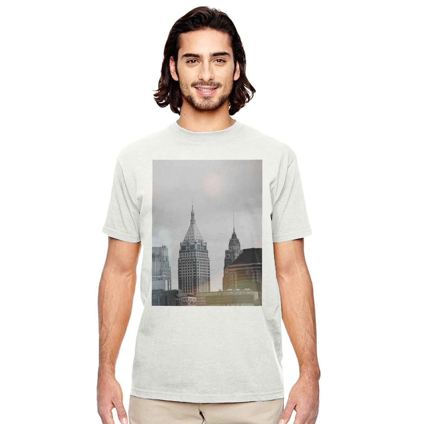 NYC Classic Black and White Men's Tops and Sweaters New York City Clothing Pixio.Co - Pixio.Co