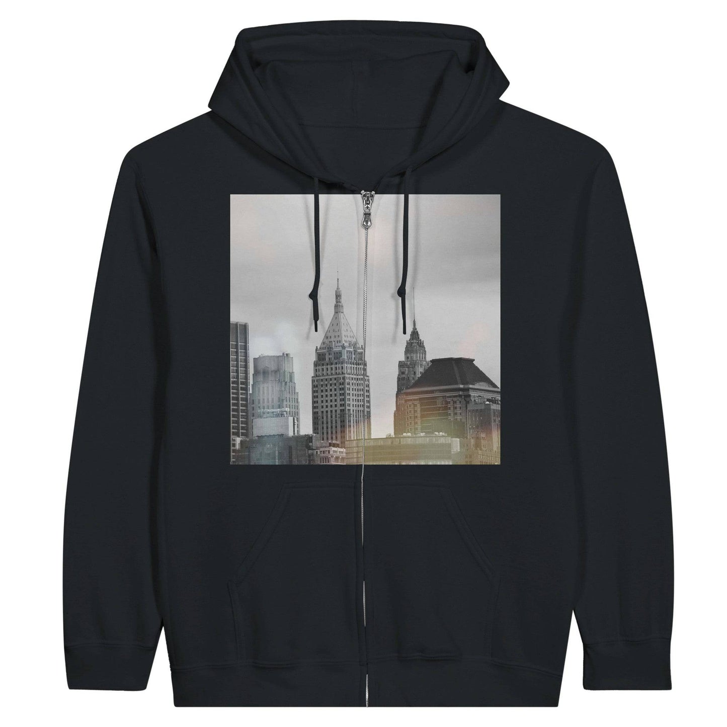 NYC Classic Black and White Men's Tops and Sweaters New York City Clothing Pixio.Co - Pixio.Co