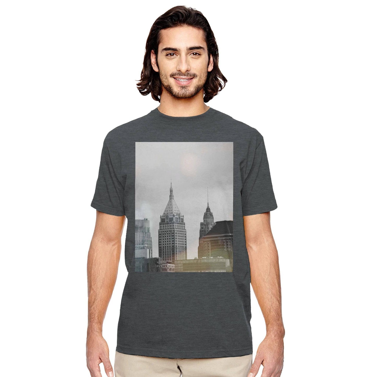 NYC Classic Black and White Men's Tops and Sweaters New York City Clothing Pixio.Co - Pixio.Co