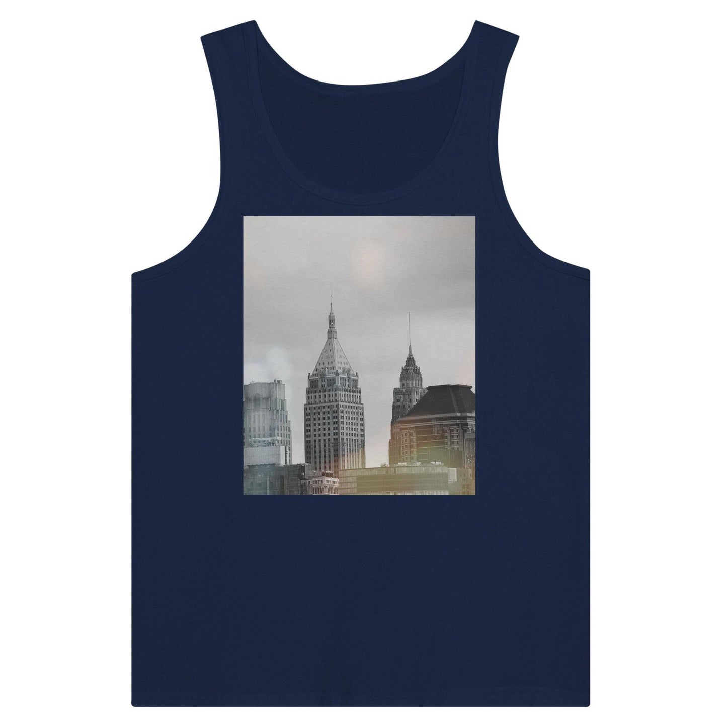 NYC Classic Black and White Men's Tops and Sweaters New York City Clothing Pixio.Co - Pixio.Co