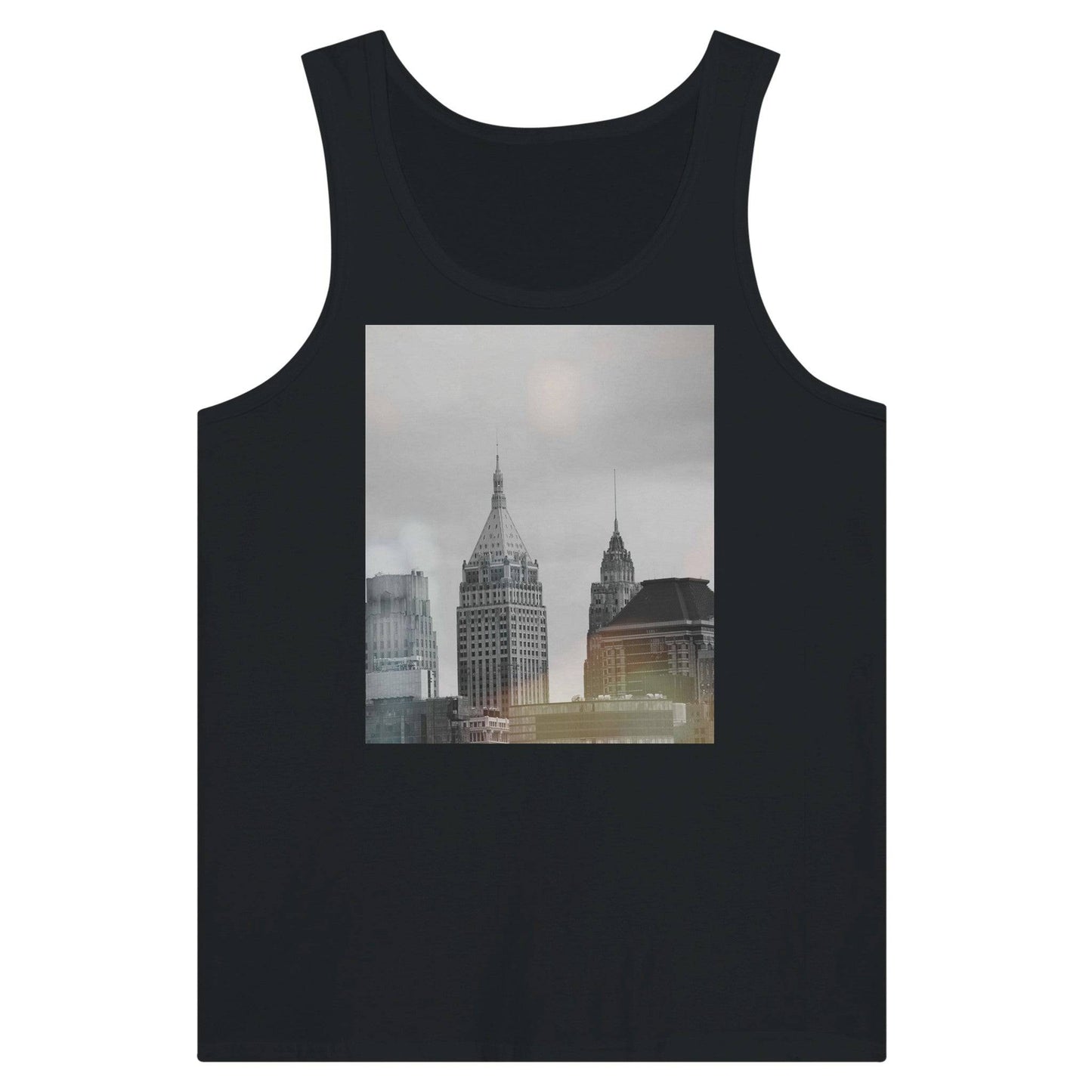 NYC Classic Black and White Men's Tops and Sweaters New York City Clothing Pixio.Co - Pixio.Co