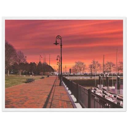 Scenic Park Tamarind Sky Matte Paper Wooden Frame New York City Wall Art Home Office Business Commercial Decor Pixio.Co - Pixio.Co