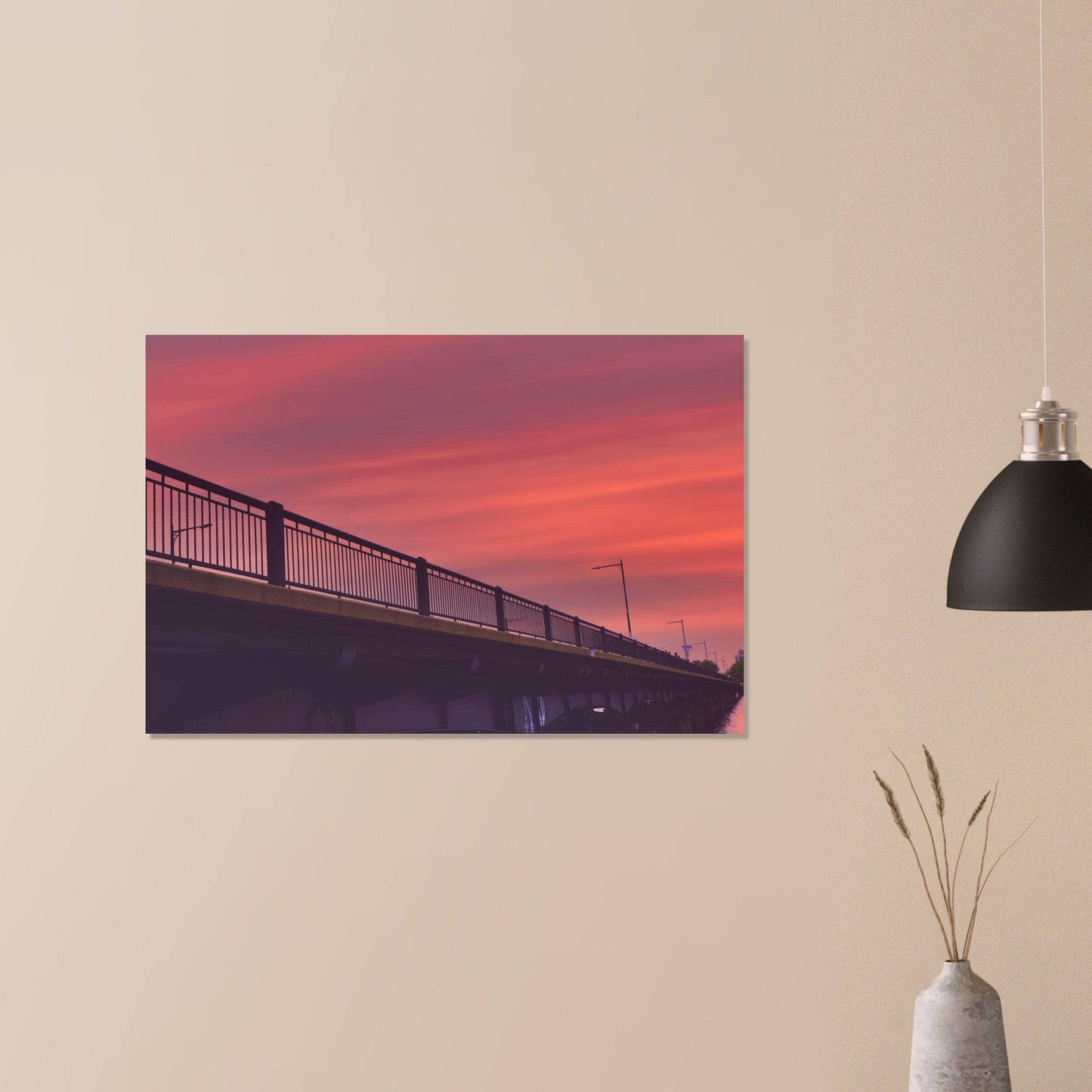 Charles River Cambridge Massachusetts Relaxing Sunset Wall Art Home Office Commercial Decor Pixio.Co