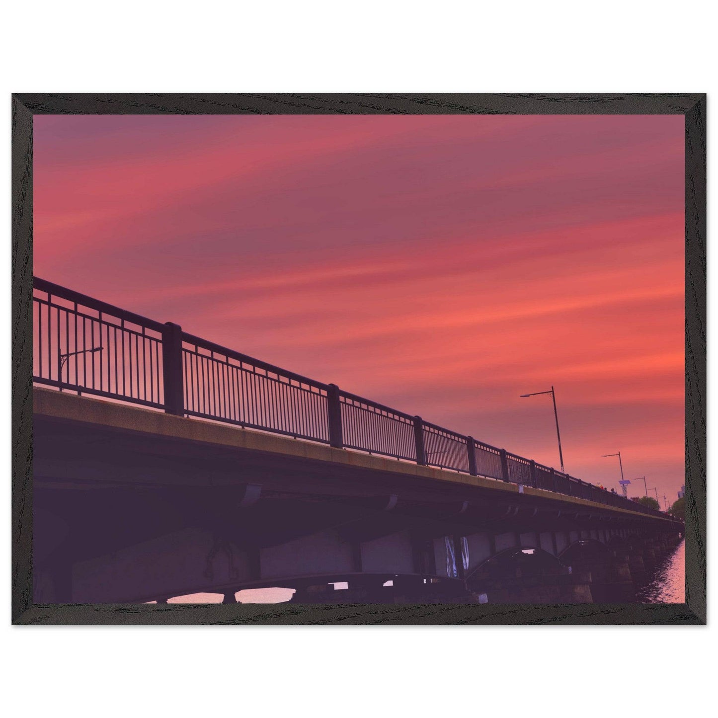 Charles River Cambridge Massachusetts Relaxing Sunset Wall Art Home Office Commercial Decor Pixio.Co