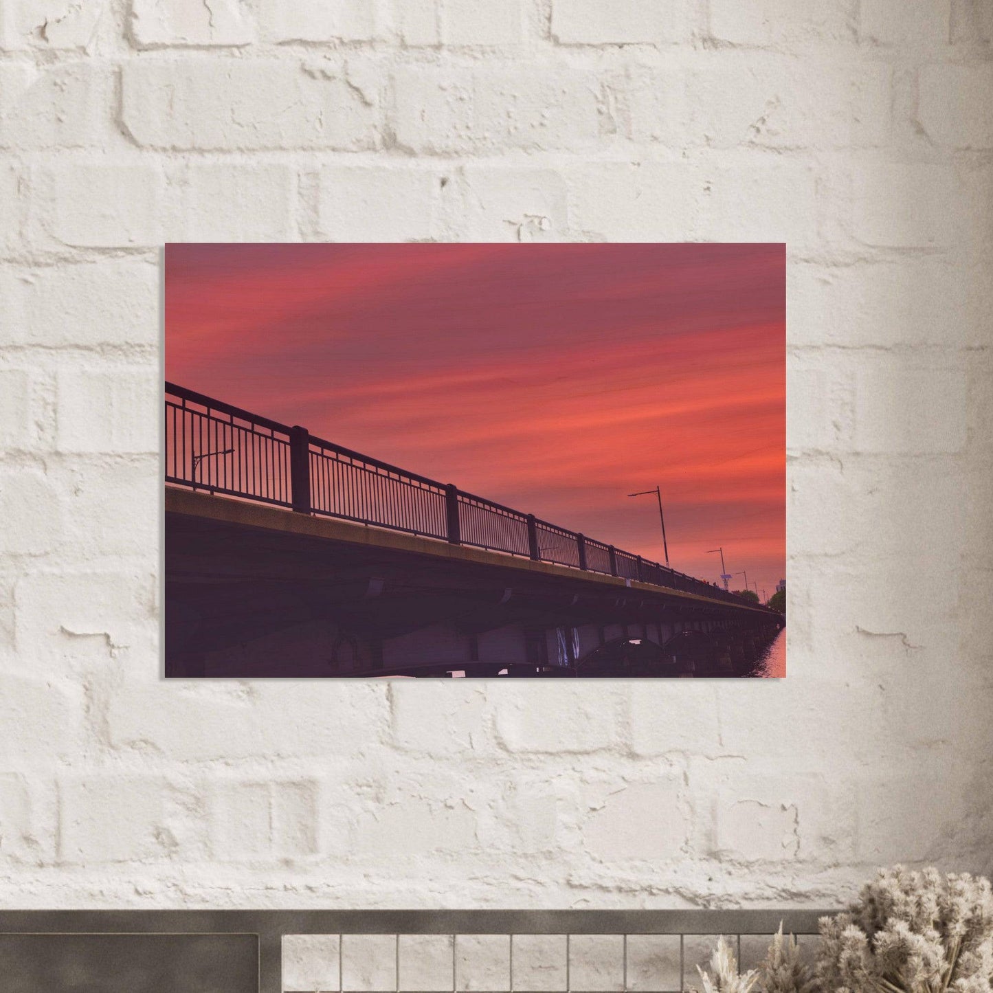 Charles River Cambridge Massachusetts Relaxing Sunset Wall Art Home Office Commercial Decor Pixio.Co