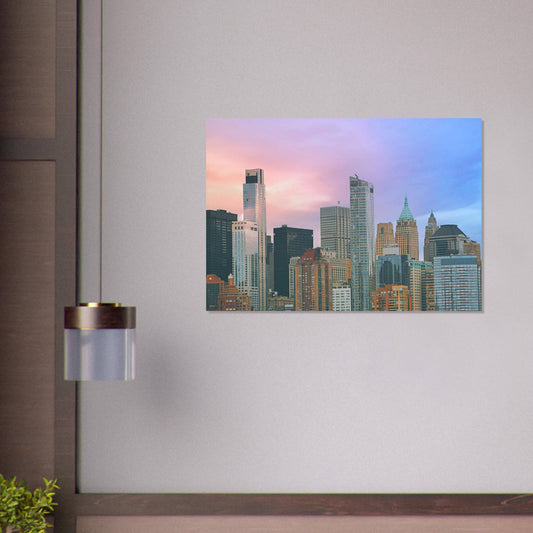 NYC Cotton Candy Wall art - Pixio.Co