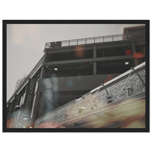 Fenway Tickets Black and White Matte Paper Wooden Framed Poster Boston Massachusetts Wall Art Home Office Business Commercial Decor Pixio.Co - Pixio.Co