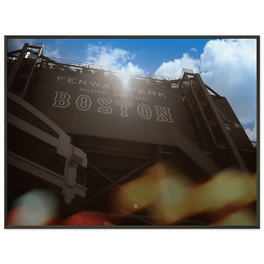 Fenway Home of Boston Museum Quality Matte Metal Framed Poster Massachusetts Red Sox Wall Art Home Office Business Commercial Decor Pixio.Co - Pixio.Co