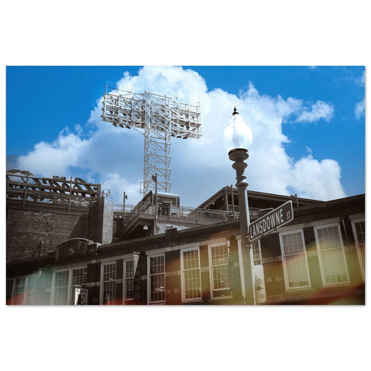 Lansdowne Blue Sky Matte Paper Poster Boston Massachusetts Fenway Wall Art Home Office Business Commercial Decor Pixio.Co - Pixio.Co