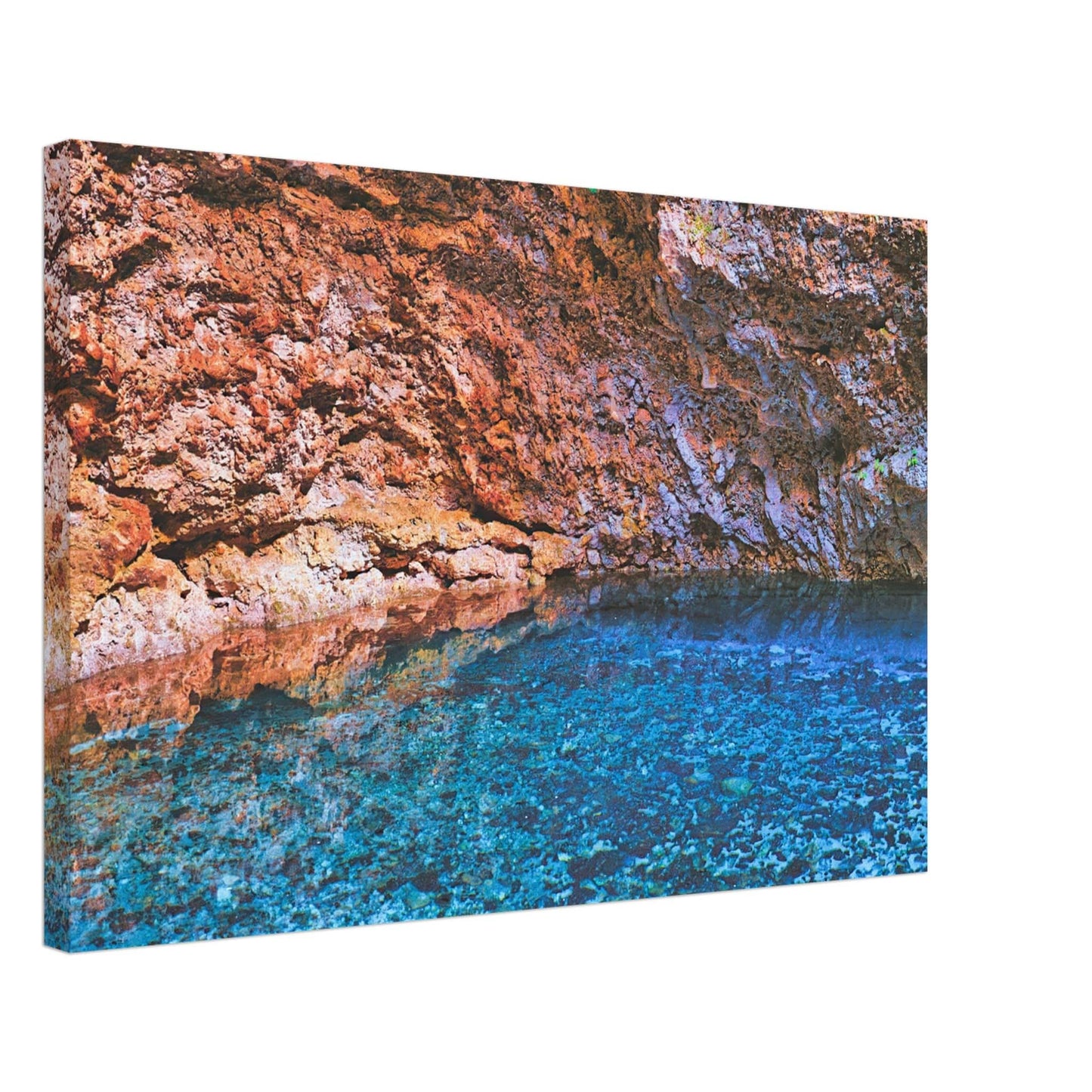 Three Eyes Cave Canvas Wall Art Home Business Commercial Decor Pixio.Co - Pixio.Co