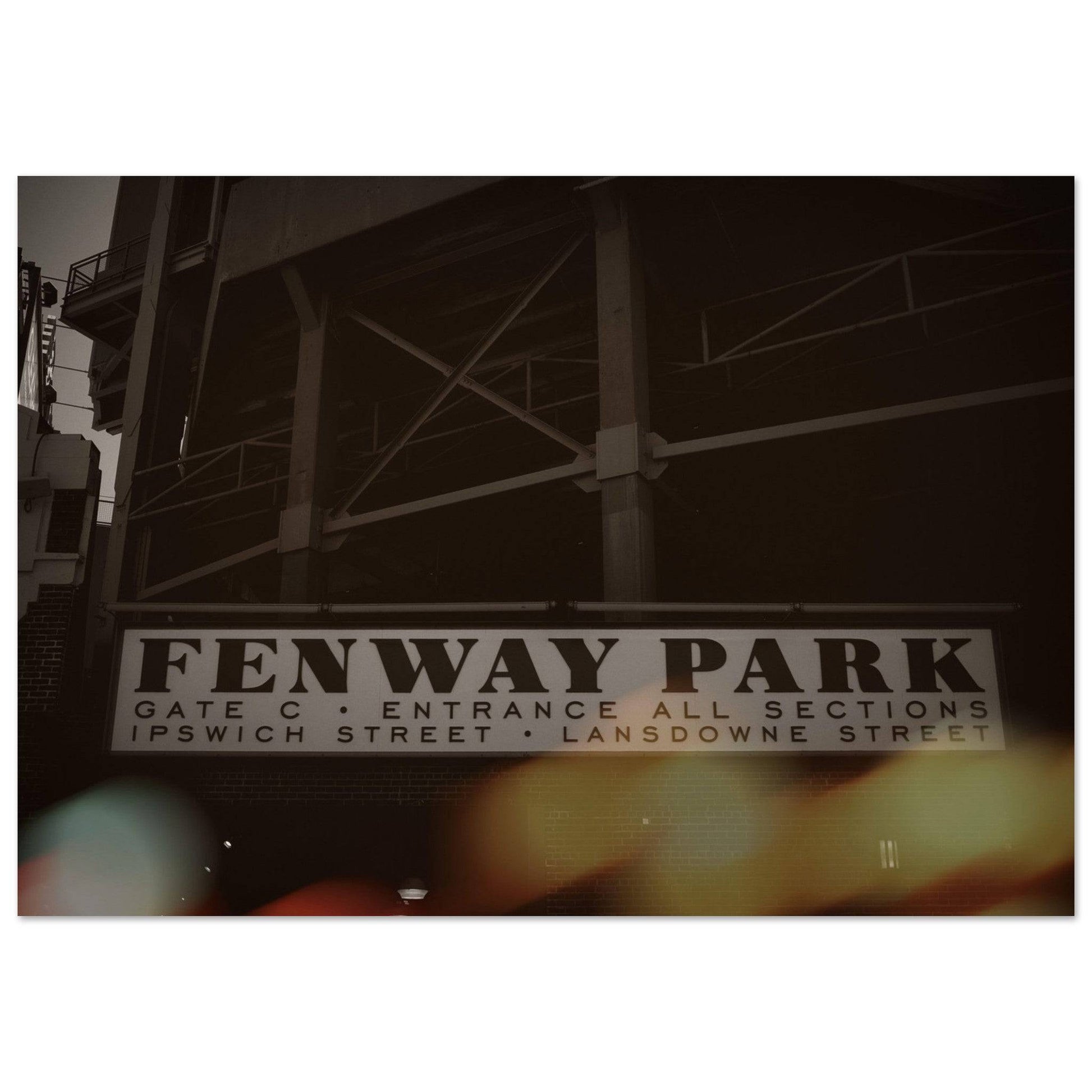 Fenway Lansdowne Museum Quality Matte Paper Poster Boston Massachusetts Wall Art Home Office Business Commercial Decor Pixio.Co - Pixio.Co