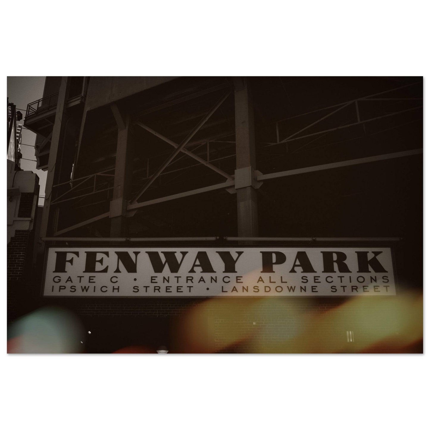 Fenway Lansdowne Museum Quality Matte Paper Poster Boston Massachusetts Wall Art Home Office Business Commercial Decor Pixio.Co - Pixio.Co