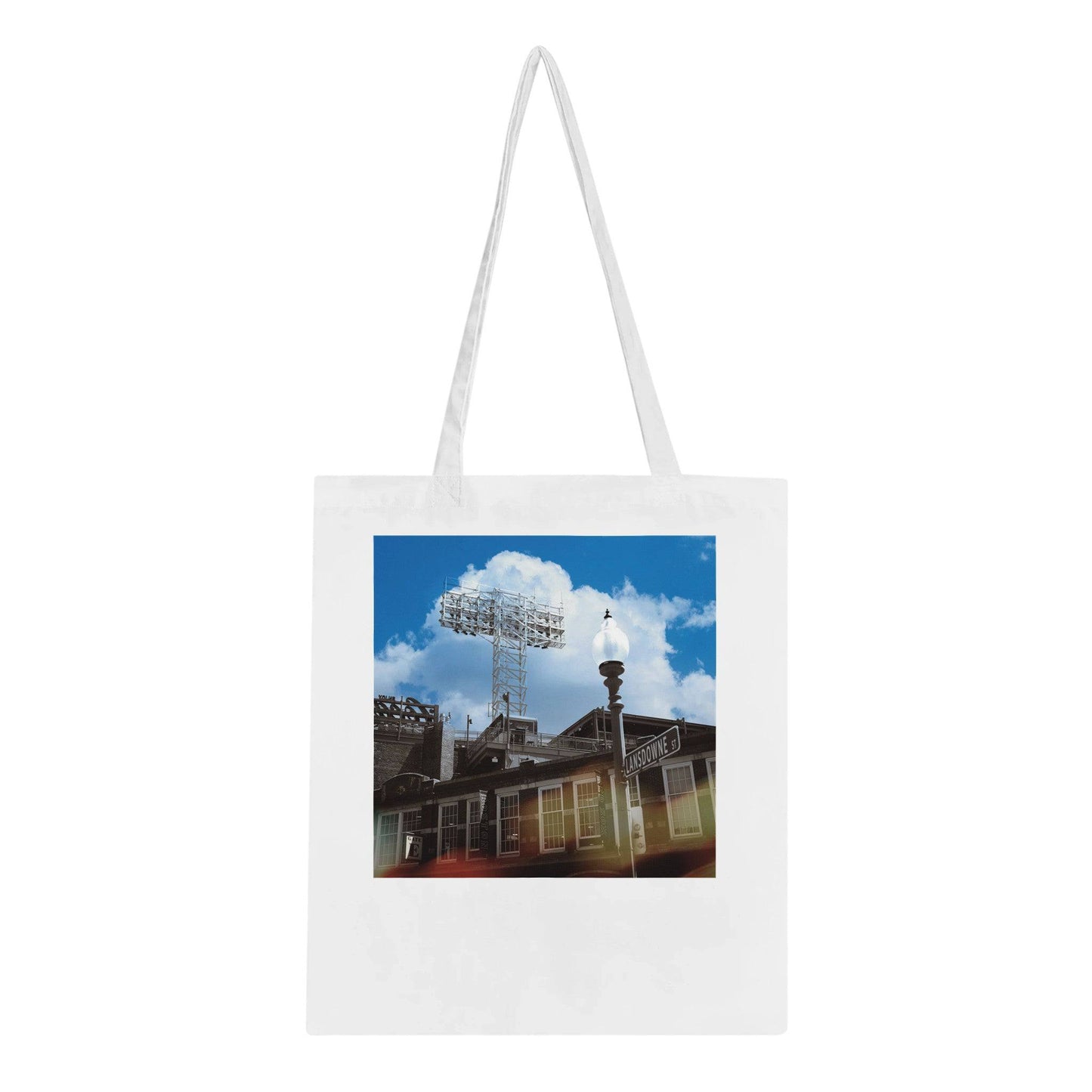 Landsdowne Blue Sky Classic Tote Bag Boston Massachusetts Art Fenway Eco Pixio.Co