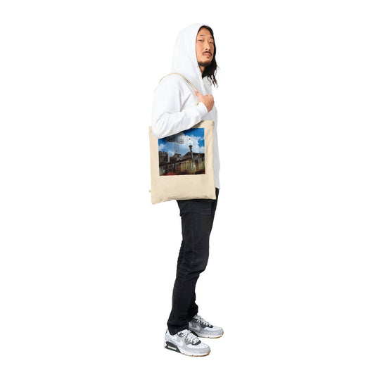 Landsdowne Blue Sky Premium Tote Bag Boston Massachusetts Art Fenway Eco Pixio.Co - Pixio.Co