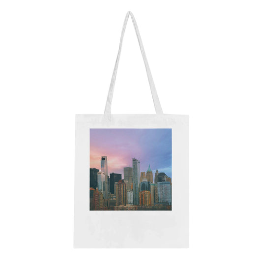 NYC Cotton Candy Tote Bag New York City Art Soft Eco Friendly Pixio.Co - Pixio.Co