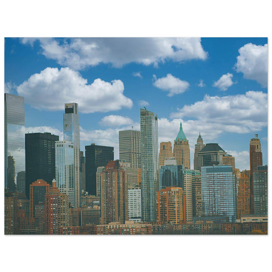 NYC Daytime Cityscape Classic Matte Paper Poster New York City Wall Art Home Office Business Commercial Decor Pixio.Co - Pixio.Co