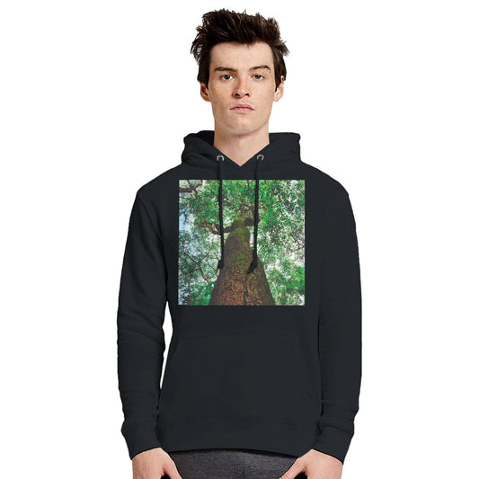 Three Eyes Tree Unisex Pullover Hoodie Cozy Nature Organic Eco Pixio.Co - Pixio.Co